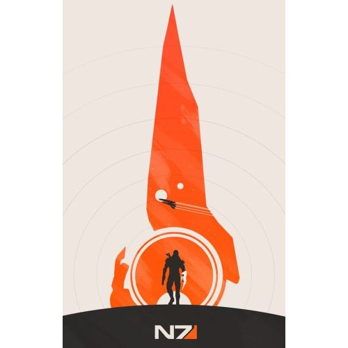 Mass Effect N7 Oyun Posteri