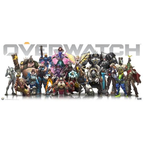 Overwatch Heroes Game Poster Overwatch Heroes Game Poster