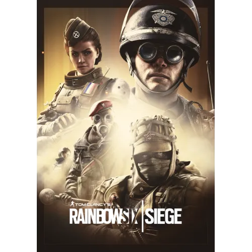 Rainbow Six Siege Game Poster The Rainbow Six Siege Game Poster features iconic characters and tactical gameplay elements from