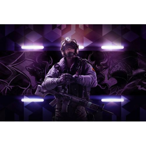 Rainbow Six Siege Operator Jackal Game Poster The Rainbow Six Siege Operator Jackal Game Poster features the character of Jackal