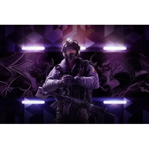 Rainbow Six Siege Operator Jackal Game Poster The Rainbow Six Siege Operator Jackal Game Poster features the character of Jackal