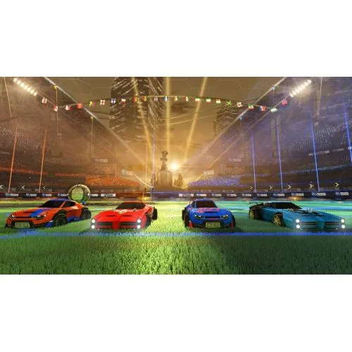 Rocket League Game Poster 4 Rocket League Game Poster 4 features dynamic action-packed gameplay visuals showcasing intense car