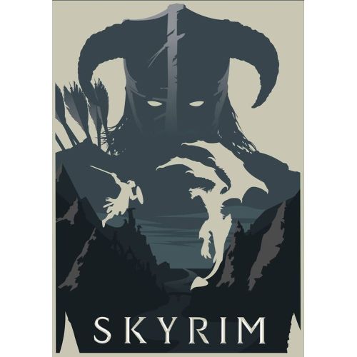 Skyrim Oyun Posteri 2 Skyrim Oyun Posteri 2