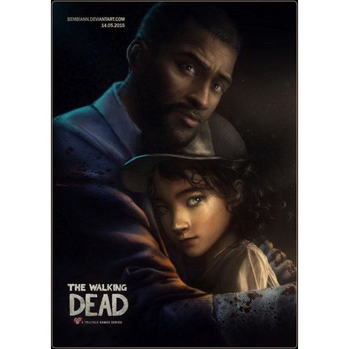 The Walking Dead Game Poster The Walking Dead Game Poster