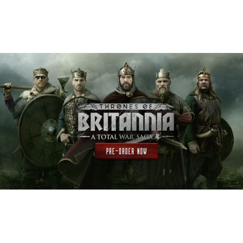 Thrones Of Britannia Game Poster The Thrones Of Britannia Game Poster features a stunning illustration of battles and strategic