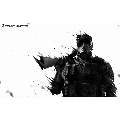 Tom Clancys Rainbow Six Siege Soldier Game Poster The Tom Clancys Rainbow Six Siege Soldier Game Poster features a detailed