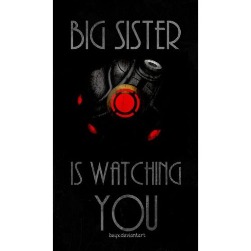 Bioshock Big Sister Oyun Posteri