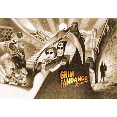Grim Fandango Remastered Oyun Posteri