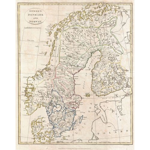 Sweden, Denmark And Norway Geographicus-Scandanavia Map Poster Map Posters Sweden, Denmark And Norway Geographicus-Scandanavia Map Poster The Sweden, Denmark and Norway Geographicus-Scandinavia Map Poster