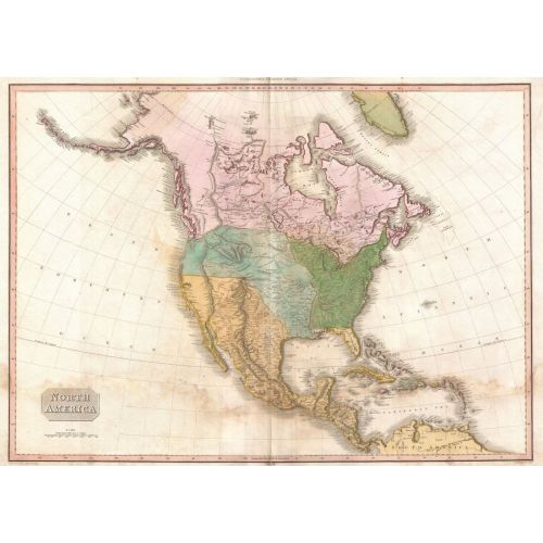 North America Map Poster North America Map Poster