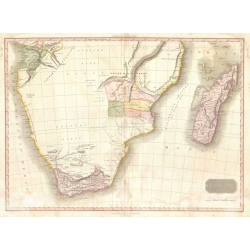 Güney Afrika, Kongo, Monomotapa Cape Kolonisi Haritası Posteri Güney Afrika, Kongo, Monomotapa Cape Kolonisi Haritası Posteri