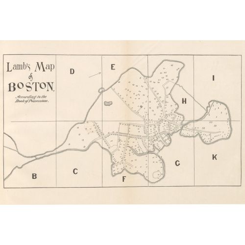 Boston Antik Harita Posteri Boston Antik Harita Posteri