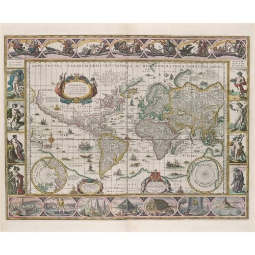 Yeni Dünya Haritası 1606 Poster Yeni Dünya Haritası 1606 Poster