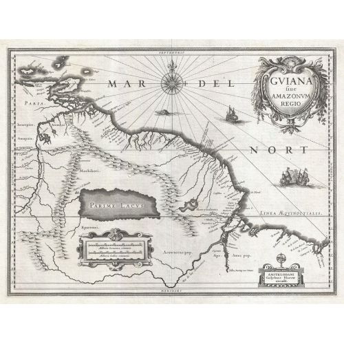 Guiana Venezuela Ve El Dorado Coğrafyası Haritası Posteri Guiana Venezuela Ve El Dorado Coğrafyası Haritası Posteri