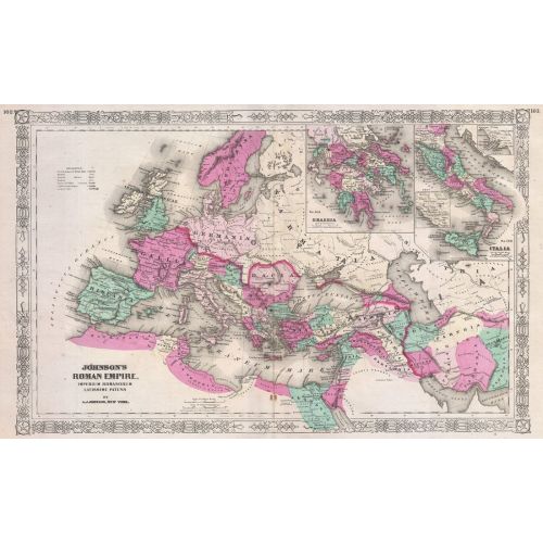 Roman Empire Map Poster 2 Roman Empire Map Poster 2 features a detailed map of the Roman Empire during its peak, showcasing major