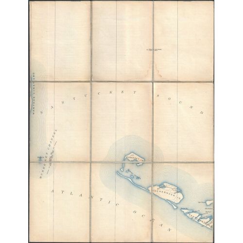 Western Nantucket Massachusetts Map Poster Western Nantucket Massachusetts Map Poster