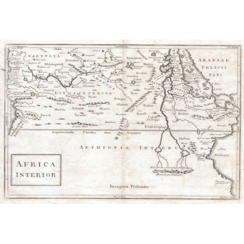 Central Africa 1730 Map Poster The Central Africa 1730 Map Poster features detailed cartography of the region during that time