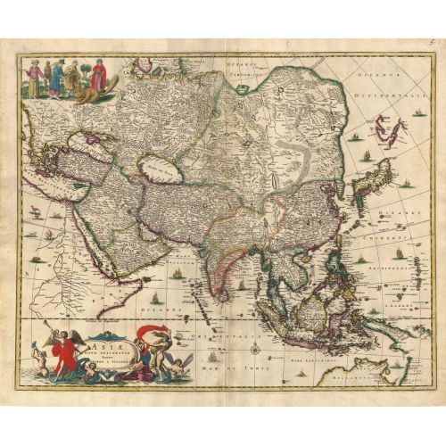 Asia Map Poster The Asia Map Poster features detailed and vibrant artwork showcasing the diverse countries and regions of the