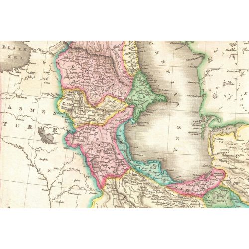 Persia Pinkerton Haritası Posteri Persia Pinkerton Haritası Posteri