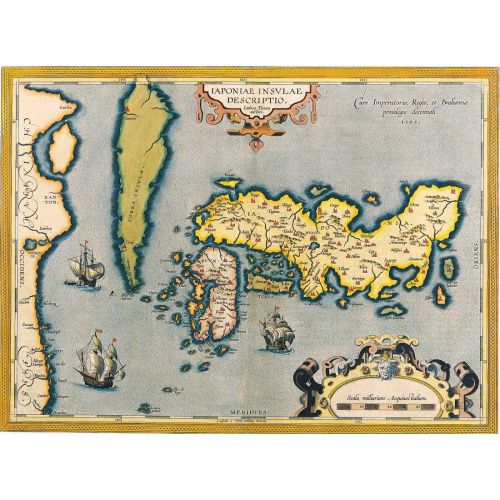 Eski Japonya Haritası Posteri Eski Japonya Haritası Posteri