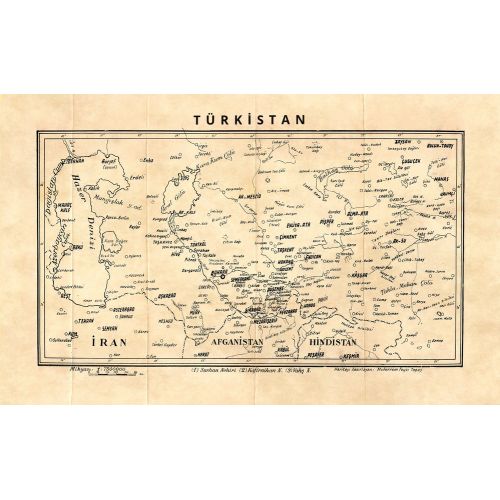 Turkistan Map
