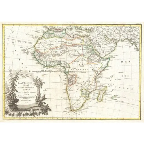 Africa Map Poster Africa Map Poster