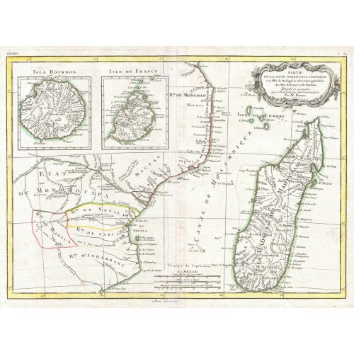 Madagaskar Haritası Posteri