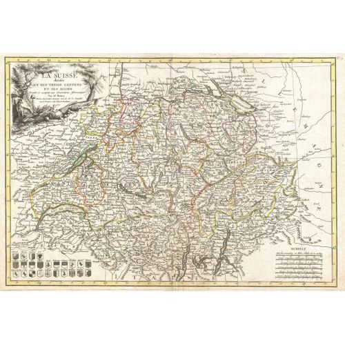 Switzerland Geographicus Map Poster Switzerland Geographicus Map Poster