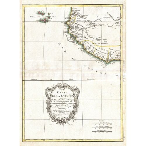 Gine, Cape Verde Haritası Posteri Gine, Cape Verde Haritası Posteri