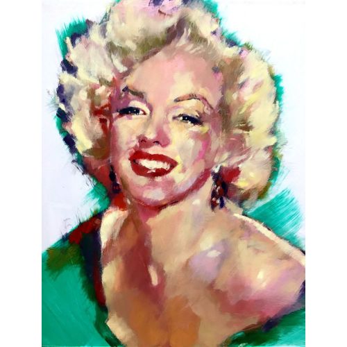 Marilyn Monroe Dağılmış Reknler Tablo Çizimi Marilyn Monroe Dağılmış Reknler Tablo Çizimi