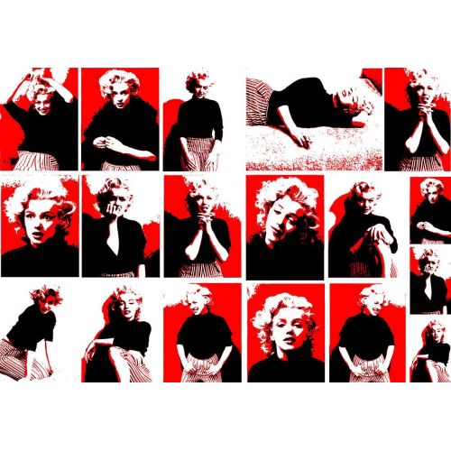Marilyn Monroe Kızıl Potreler 2