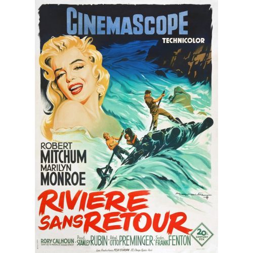 Marilyn Monroe River Of No Return Movie Poster
