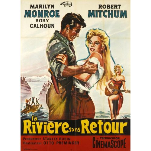 River Of No Return Marilyn Monroe Movie Poster 3