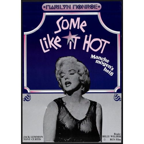 Marilyn Monroe Bazıları Sıcak Sever Film Posteri Marilyn Monroe Bazıları Sıcak Sever Film Posteri