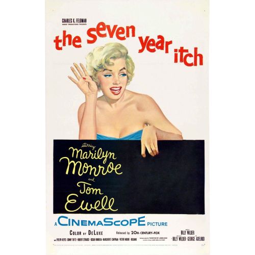 Marilyn Monroe The Seven Year Itch Movie Poster 5