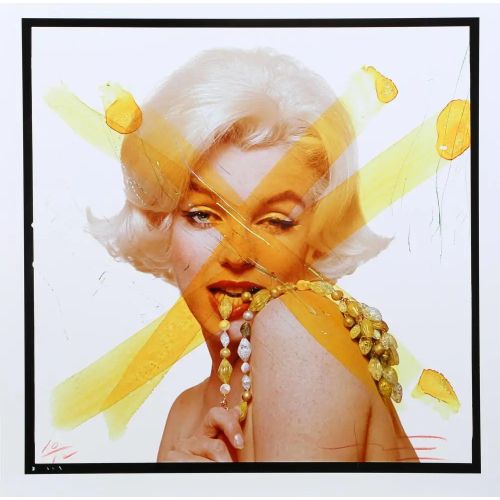 Marilyn Monroe Sarı Çizgiler