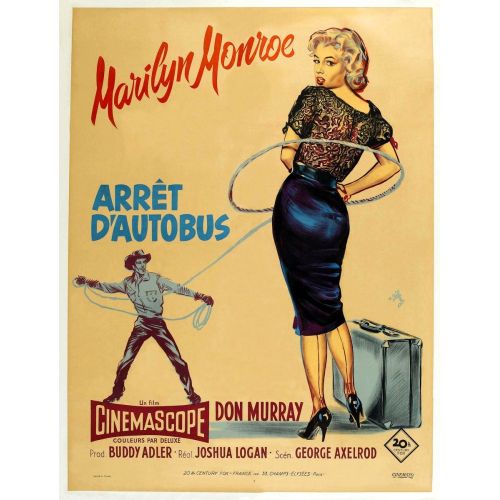 Marilyn Monroe, Otobüs Durağı Film Posteri 1 Marilyn Monroe, Otobüs Durağı Film Posteri 1