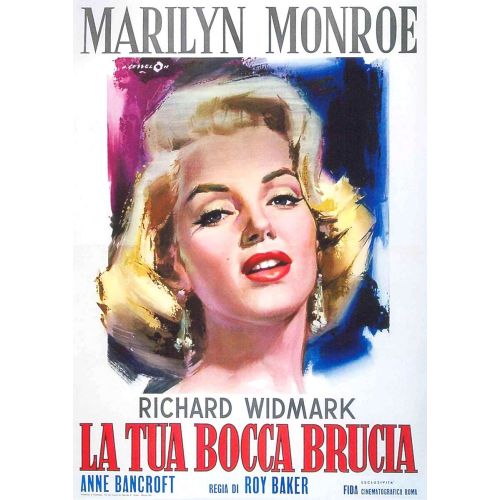 Marilyn Monroe, Dont Bother To Knock Poster The Marilyn Monroe, Dont Bother To Knock Poster features a classic black and white