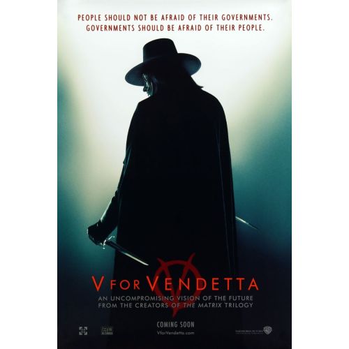 V For Vendetta Movie Poster Sales