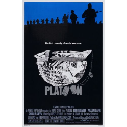 Platoon Movie Poster The Platoon movie poster is an emblematic portrayal of one of the most gripping war films ever made.
