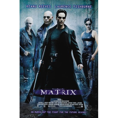 Matrix Film Posteri Matrix, 1999 yılında yayınlanan devrim niteliğinde bir bilim kurgu aksiyon filmidir. Wachowski kardeşler