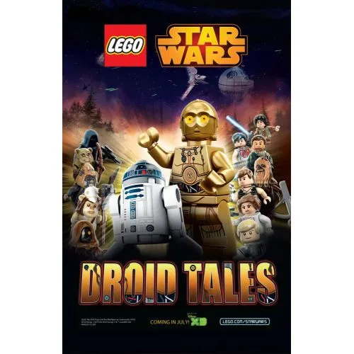 Lego Star Wars Movie Poster This poster is representative of the popular Lego adaptation of Star Wars. The movie, directed by