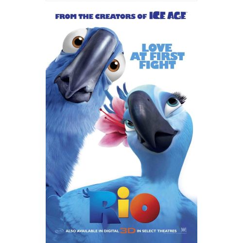 Rio, Papağanlar Film Posteri Bu, Minnesotadan Rio de Janeiroya seyahat eden Blu adlı bir papağanın hikayesini anlatan Rio