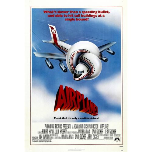 Airplane Cartoon Movie Poster