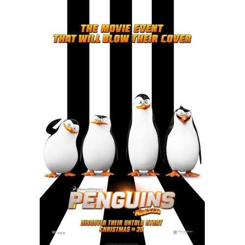 Penguins Of Madagascar Cartoon Movie Poster Penguins Of Madagascar Cartoon Movie Poster