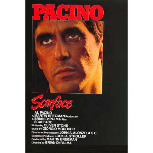 Yaralı Yüz Scarface Film Posteri