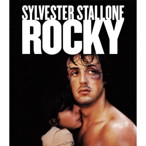 Rocky Film Posteri Rocky film posterinde, başrol ve senarist olan ikonik filmde Sylvester Stalloneu başlıca olarak
