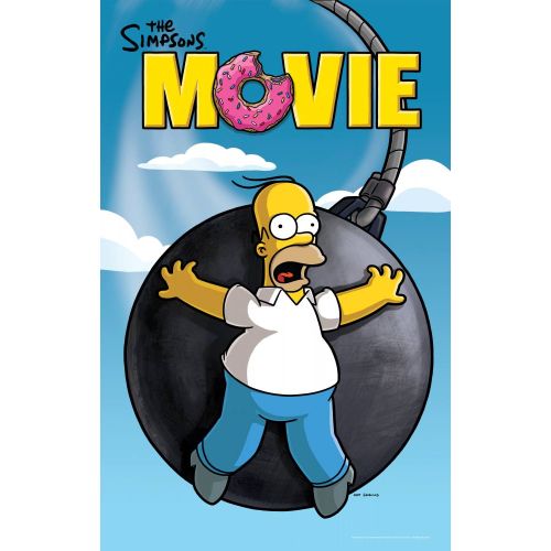 The Simpsons Cartoon Movie Poster 2 The Simpsons Cartoon Movie Poster 2