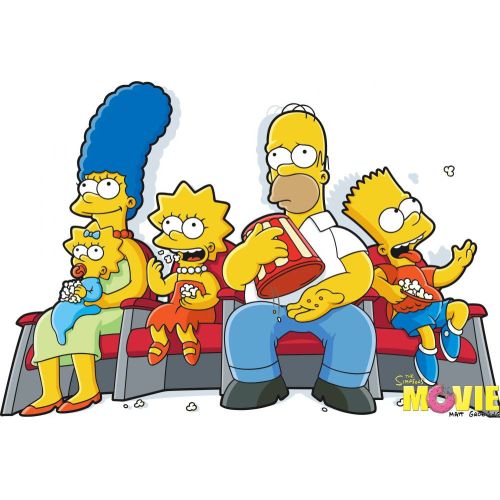 The Simpsons Cartoon Movie Poster 3 The Simpsons Cartoon Movie Poster 3