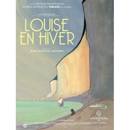 Louise En Hiver Movie Poster 2 This film poster gives a glimpse into the heartwarming animated French film, Louise en Hiver.